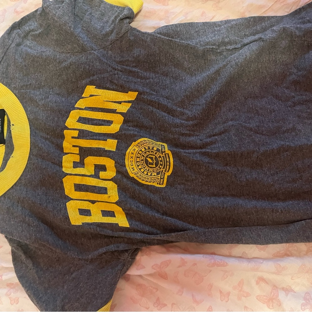 Boston Kids Gray and Yellow T-Shirt